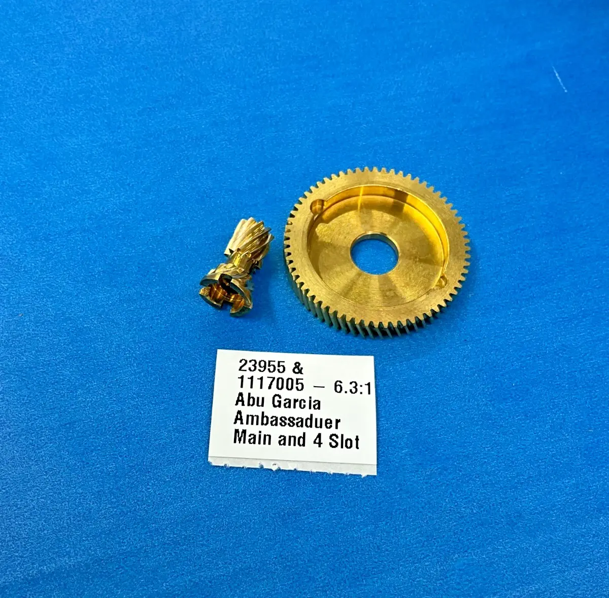 23955 & 1117005 - 6.3:1 Abu Garcia Ambassaduer Main and Pinion Gear Set -  DadsOleTackle