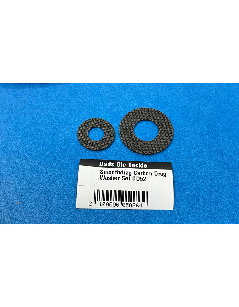 Smoooooth Drag Smoothdrag Carbon Drag Washer Set CD52 for Shimano Calcutta 200, 200A, 250, CTE50GT