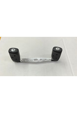 Abu Garcia Abu Garcia Ambassadeur 4" Revo Handle Dark Gray Grips With Regular 2-Plastic Bushings In Each Grip