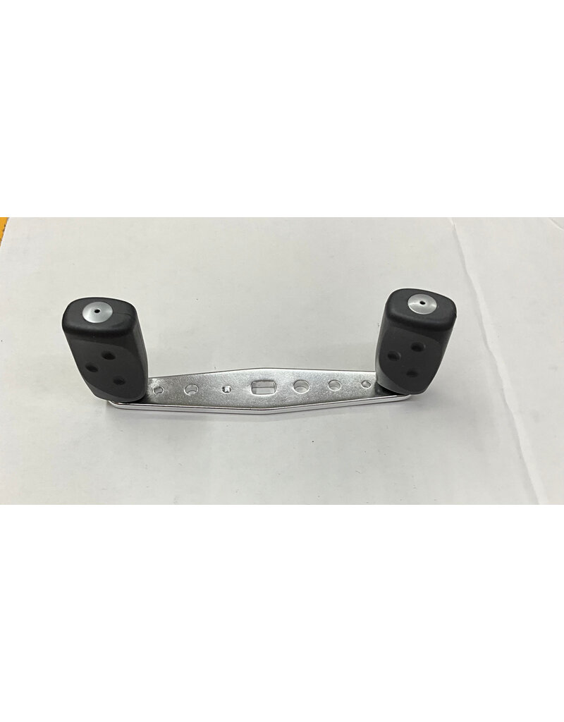 Abu Garcia Abu Garcia Ambassadeur 4" Revo Handle Dark Gray Grips With Regular 2-Plastic Bushings In Each Grip