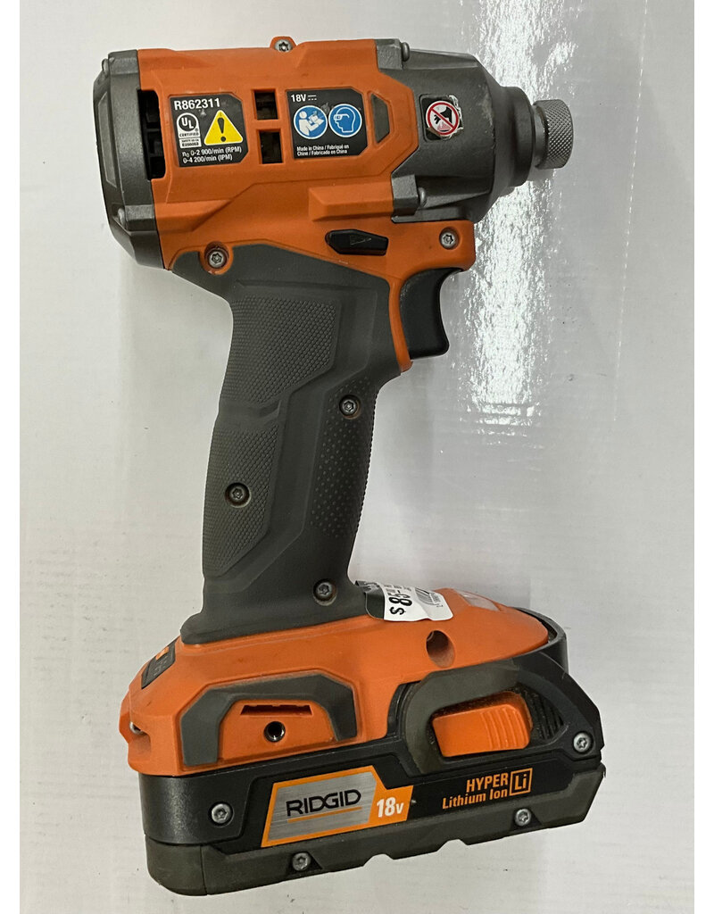 RIDGID RIDGID R862311 18V BRUSHLESS TOOL and BATTERY SET