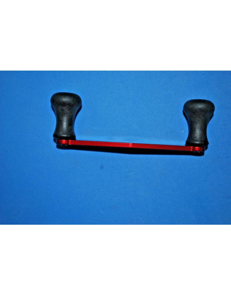 Abu Garcia Abu Garcia Ambassadeur Red Anodized Aluminum Black Round Grips