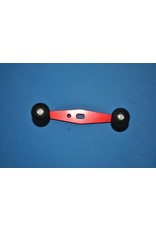 Abu Garcia Abu Garcia Ambassadeur Red Anodized Aluminum Black Round Grips