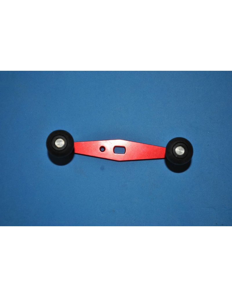 Abu Garcia Abu Garcia Ambassadeur Red Anodized Aluminum Black Round Grips