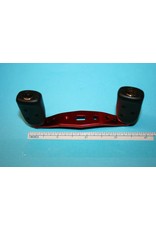 Abu Garcia 1252090 - Abu Garcia Ambassadeur Black Max Ported Curved Anodized Red Aluminum Handle