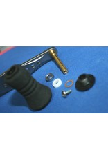 Shimano BNT4122 - Shimano Silver Handle With Round Black Grips