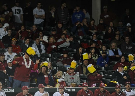 Biestle Arkansas Razorback Bases Loaded Plush Hat