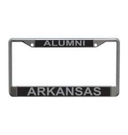 Wincraft Silver / Black Arkansas Alumni License Frame