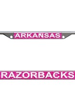 Wincraft Arkansas Razorback Pink Sparkle License Frame