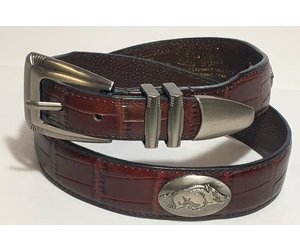 Arkansas Razorback Brown Crock Leather 