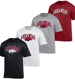 Champion Arkansas Razorback Basic Short Sleeve Jersey Tee By Champion
