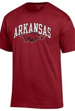Champion Arkansas Razorback Basic Short Sleeve Jersey Tee By Champion