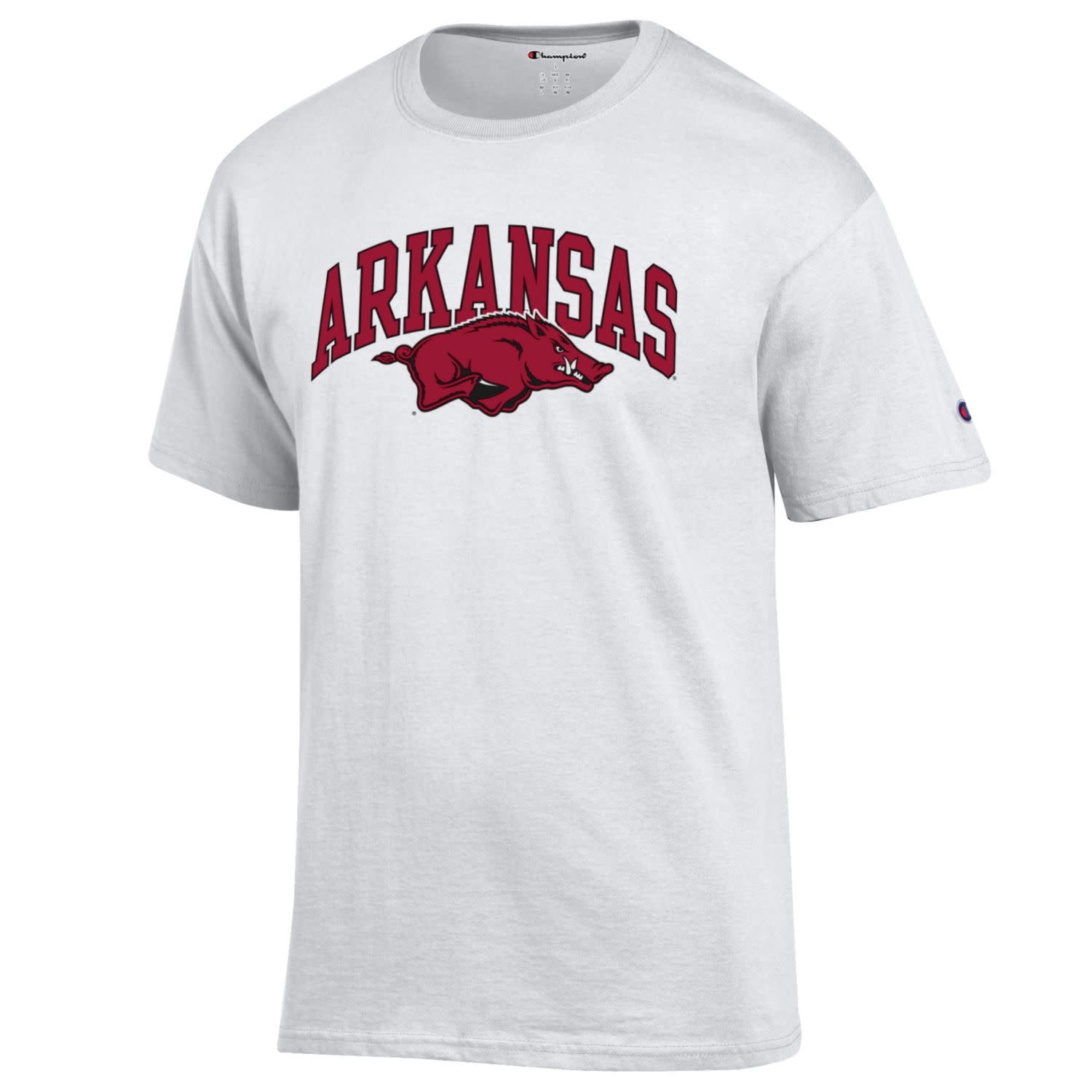 Champion Arkansas Razorback Basic Short Sleeve Jersey Tee By Champion