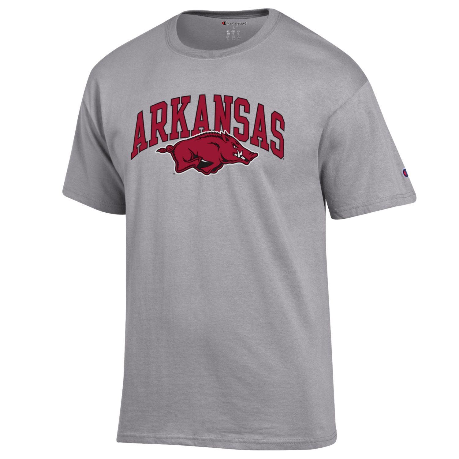 Champion Arkansas Razorback Basic Short Sleeve Jersey Tee By Champion