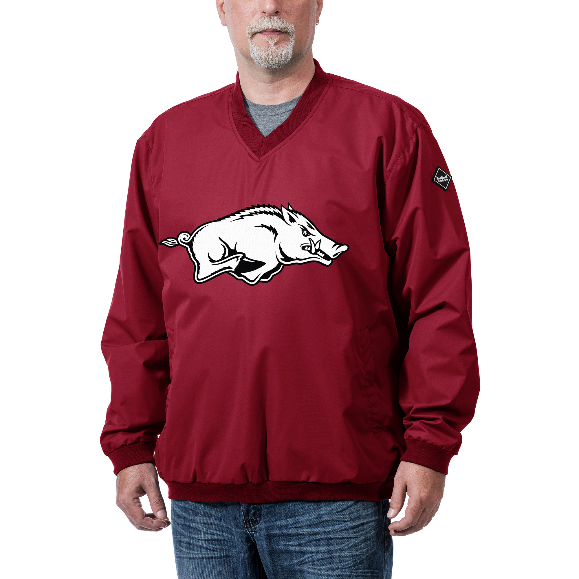 v neck windshirt pullover