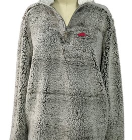 arkansas razorback sherpa pullover