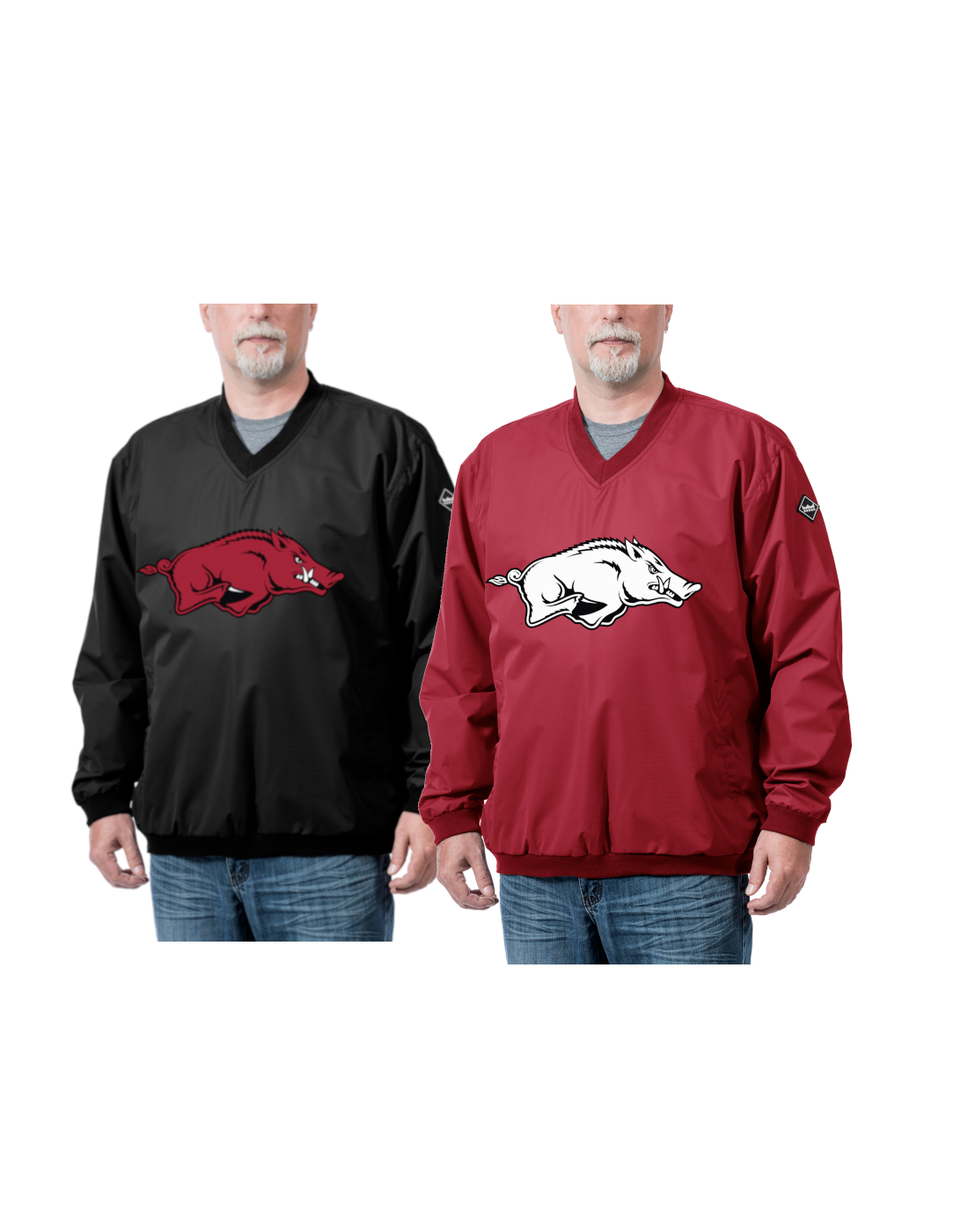 v neck windshirt pullover