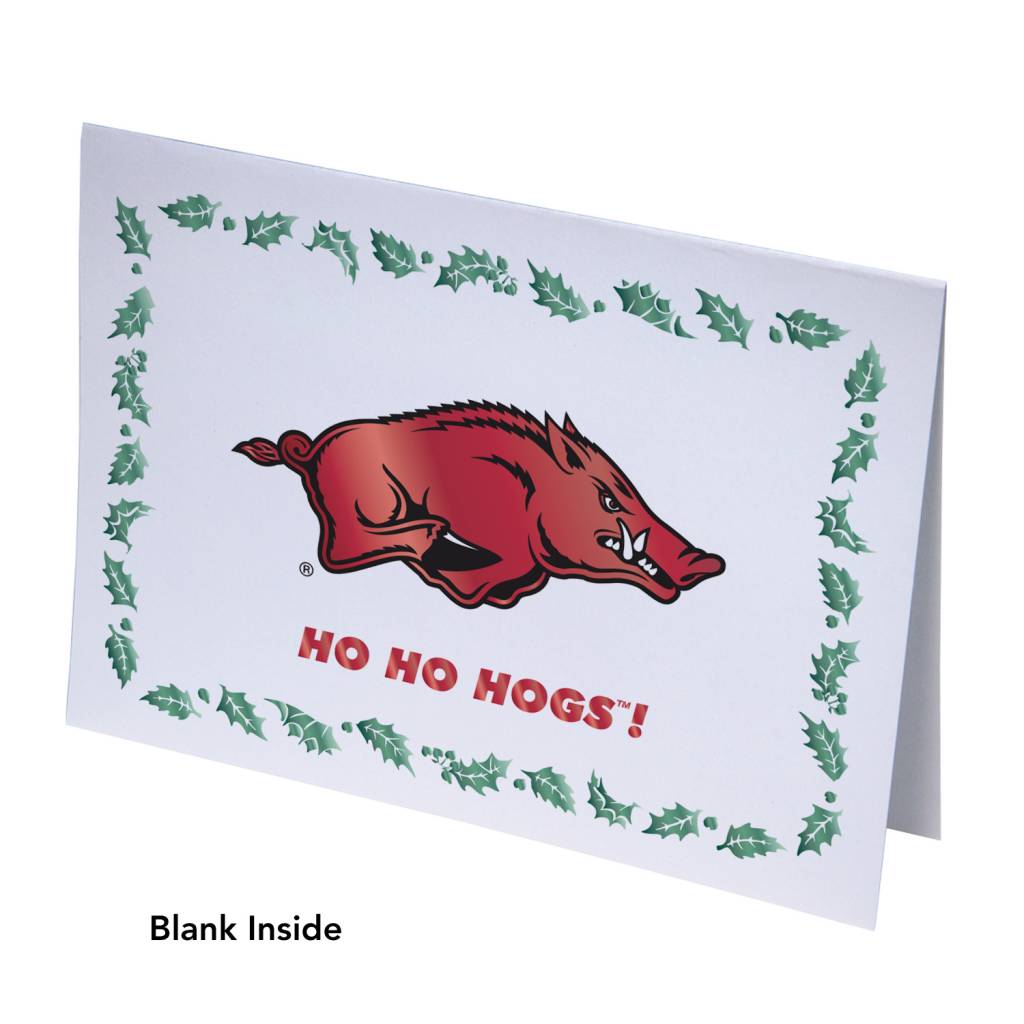 Overly Arkansas Razorbacks Christmas Cards