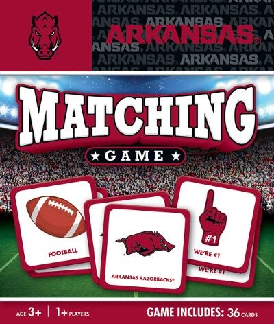 Leanin' Tree Arkansas Razorback Matching Game