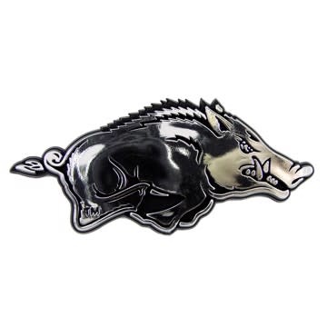 Fan Mats Razorback Molded Chrome Emblem