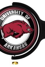 The Fan-Brand Razorback Original No Sport Round Rotating Lighted Wall Sign