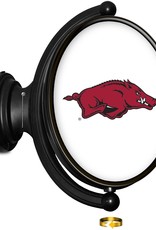 The Fan-Brand Razorback Original Oval Rotating Lighted Wall Sign DS