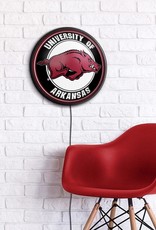 The Fan-Brand Razorback Round Slim line Lighted Wall Sign DS