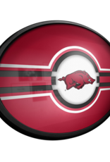 The Fan-Brand Razorback Oval Slim line Lighted Wall Sign DS