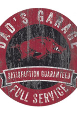 Fan Creations 12" Razorback Dad's Garage Sign