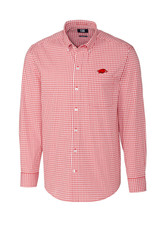 Cutter & Buck Men's Easy Care Stretch Gingham Long Sleeve