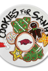 Magnolia Lane Razorback Cookies For Santa Ceramic Plate