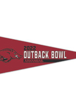 Wincraft 2022 Outback Bowl Razorback Premium Pennant