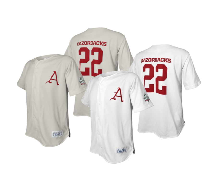 Arkansas Razorbacks youth baseball jersey