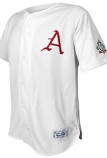 Retro Brands ARKANSAS  BASEBALL 100 YEARS button Down Jersey