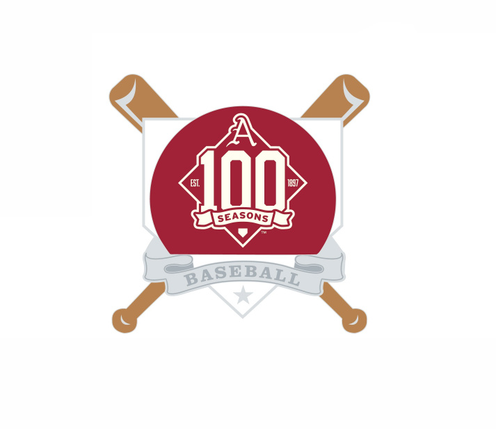 Wincraft 100 Seasons Baseball Crossed Bats Collector Pin