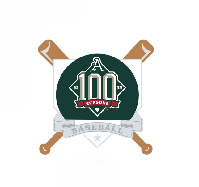 Wincraft 100 Seasons Baseball Crossed Bats Collector Pin