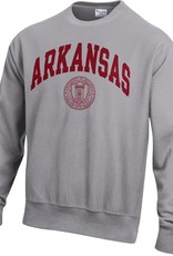 Champion University of Arkansas Reverse Weave School Seal Crew