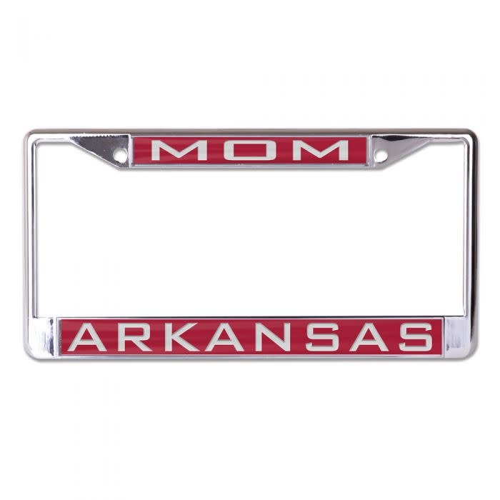 Wincraft Arkansas Mom Metal License Plate Frame