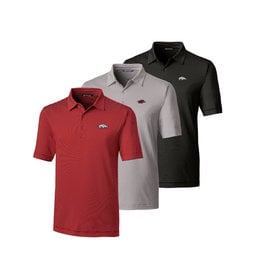 Washington Nationals Cooperstown Cutter & Buck Forge Eco Double Stripe  Stretch Recycled Mens Polo - Cutter & Buck