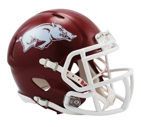 ARKANSAS RAZORBACKS RIDDELL NCAA MICRO FOOTBALL HELMET SEC MINI