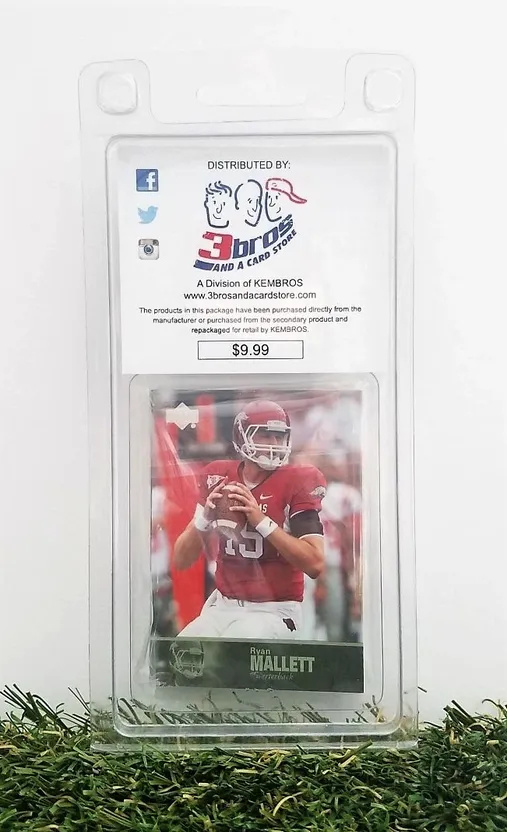 Various Razorback Superstars  Trading Card 10 Pack