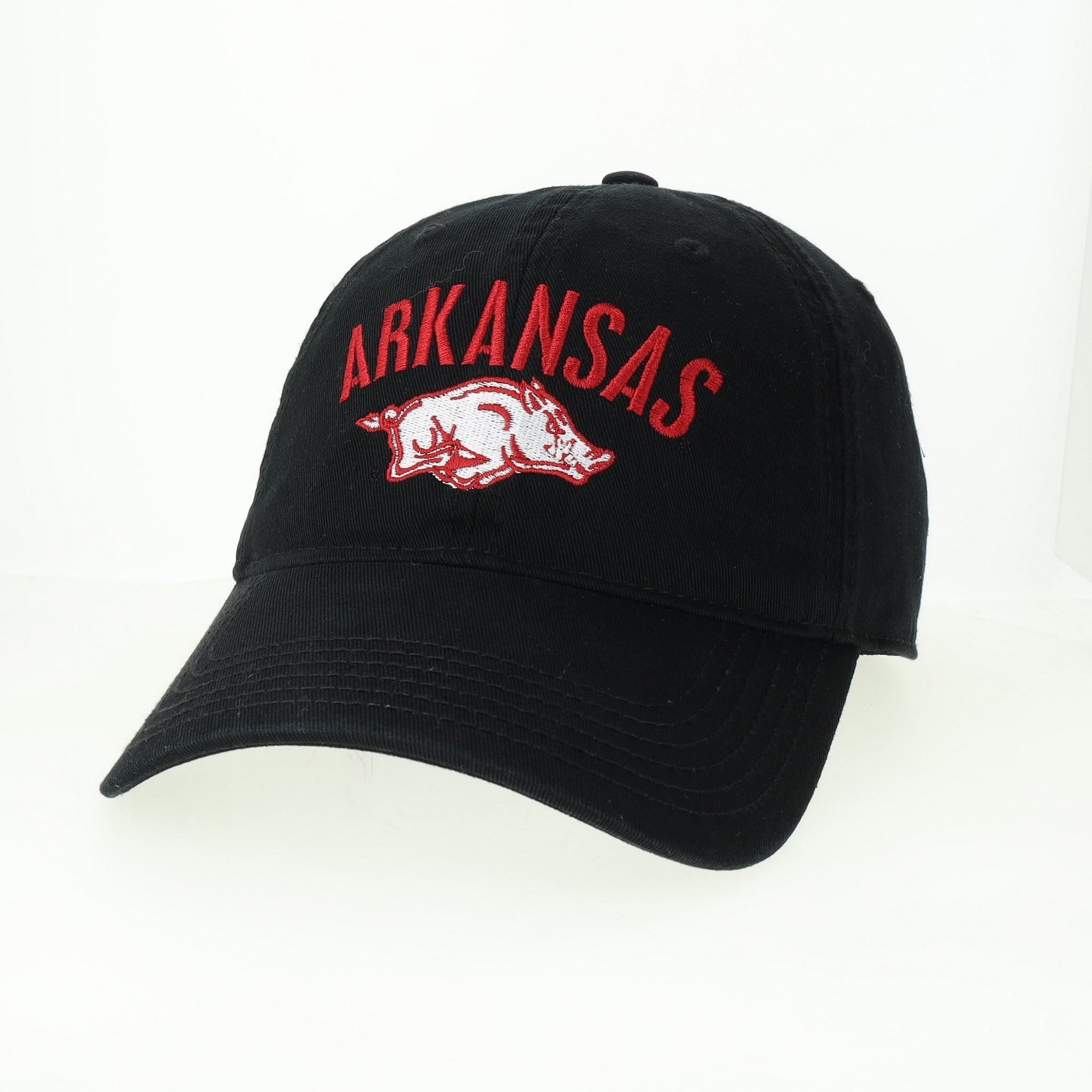 L2-League / Legacy Arkansas Razorback Arched Basic Twill Hat