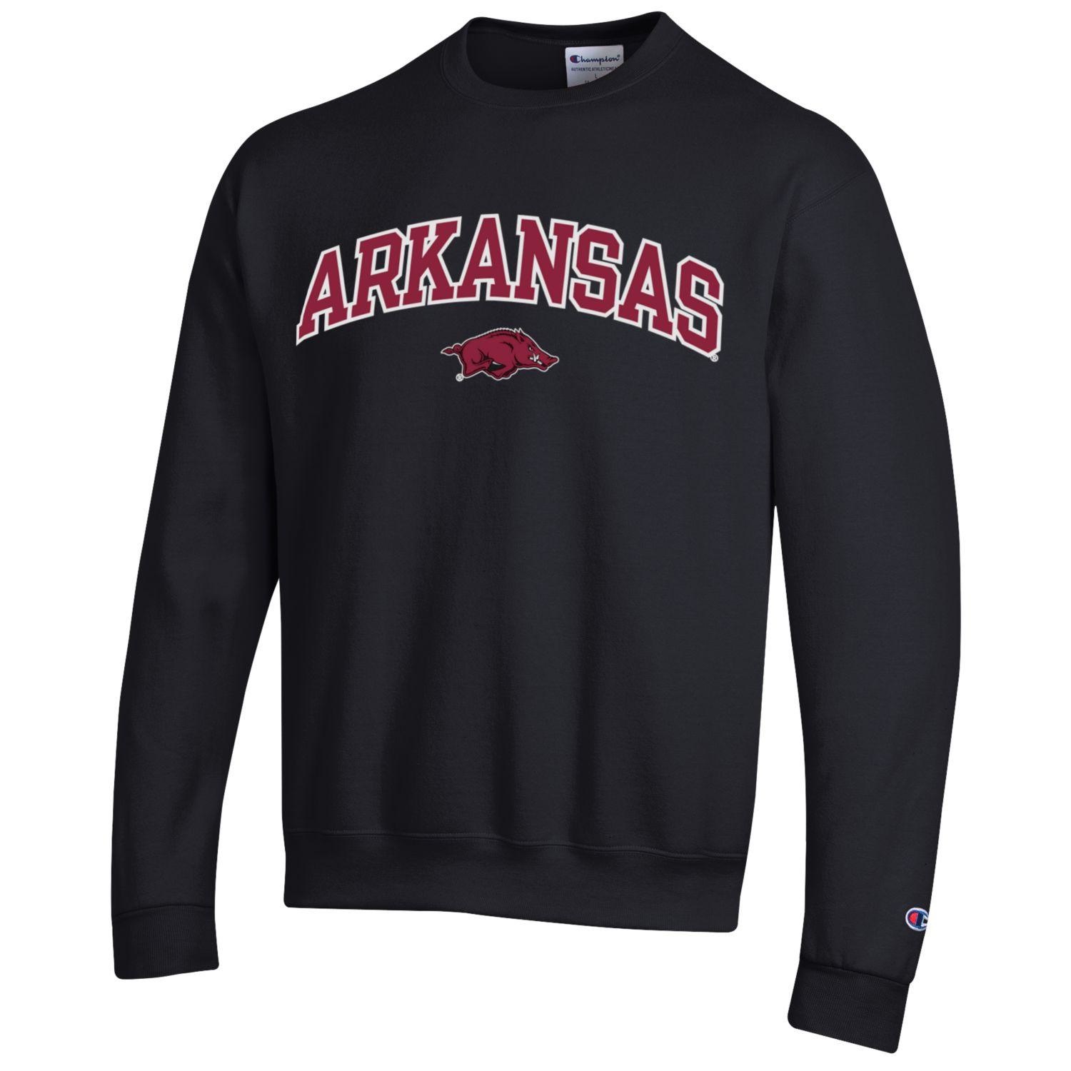 Champion Razorback Powerblend Crew Sweatshirt