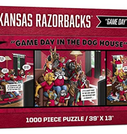 Razorback Game Day in The Dog House 1000 PC Puzzle