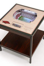 25-Layer Razorback Stadium View Lighted 3D End Table