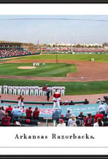 Blakeway Panorama Razorback Baseball Baum Walker Panorama Print