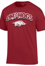 Champion NEW Razorback Omahogs Running Hog SST