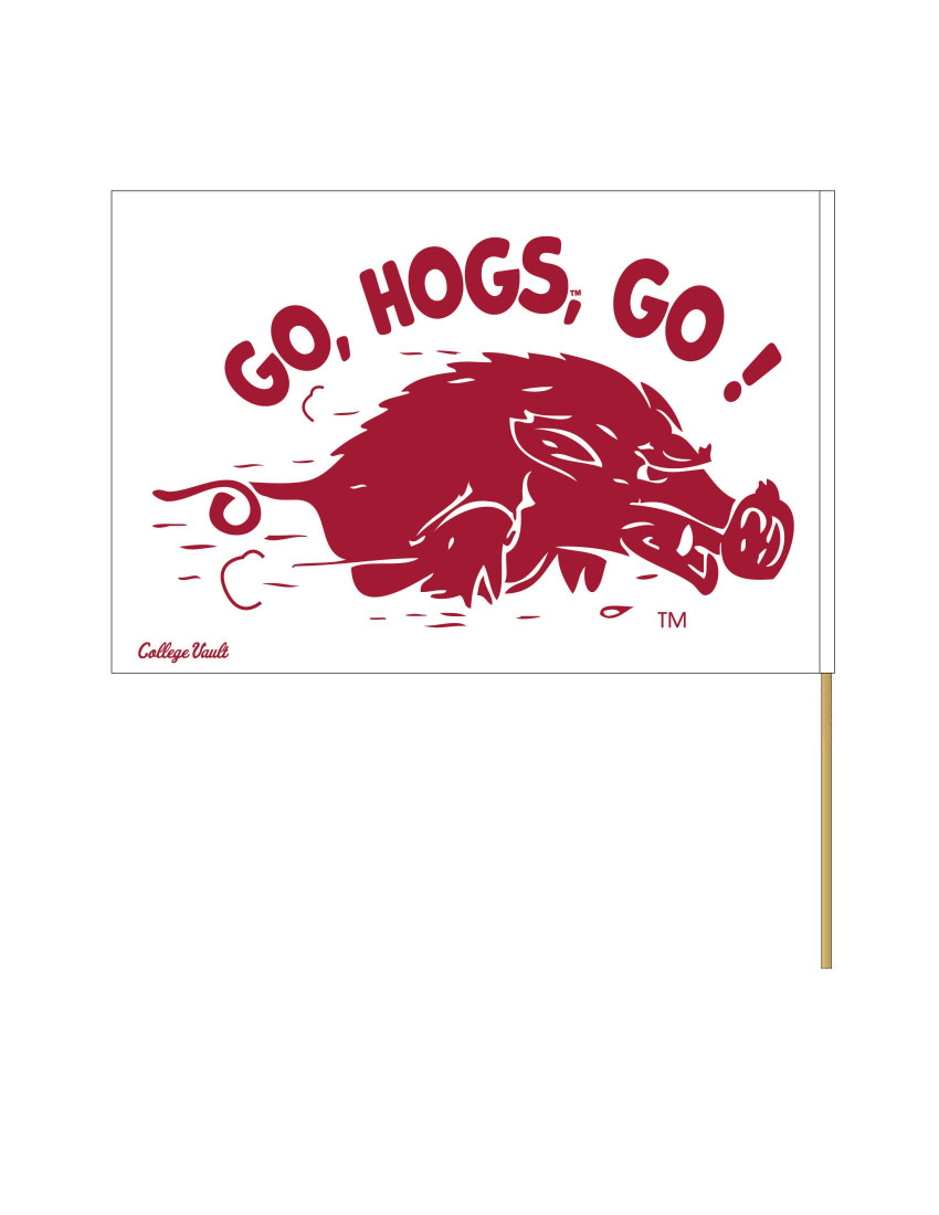 Wincraft Vintage Go Hogs Go Stick Flag