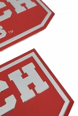 Fan Mats Arkansas Razorbacks Embossed Car/Truck Emblem 2-pk