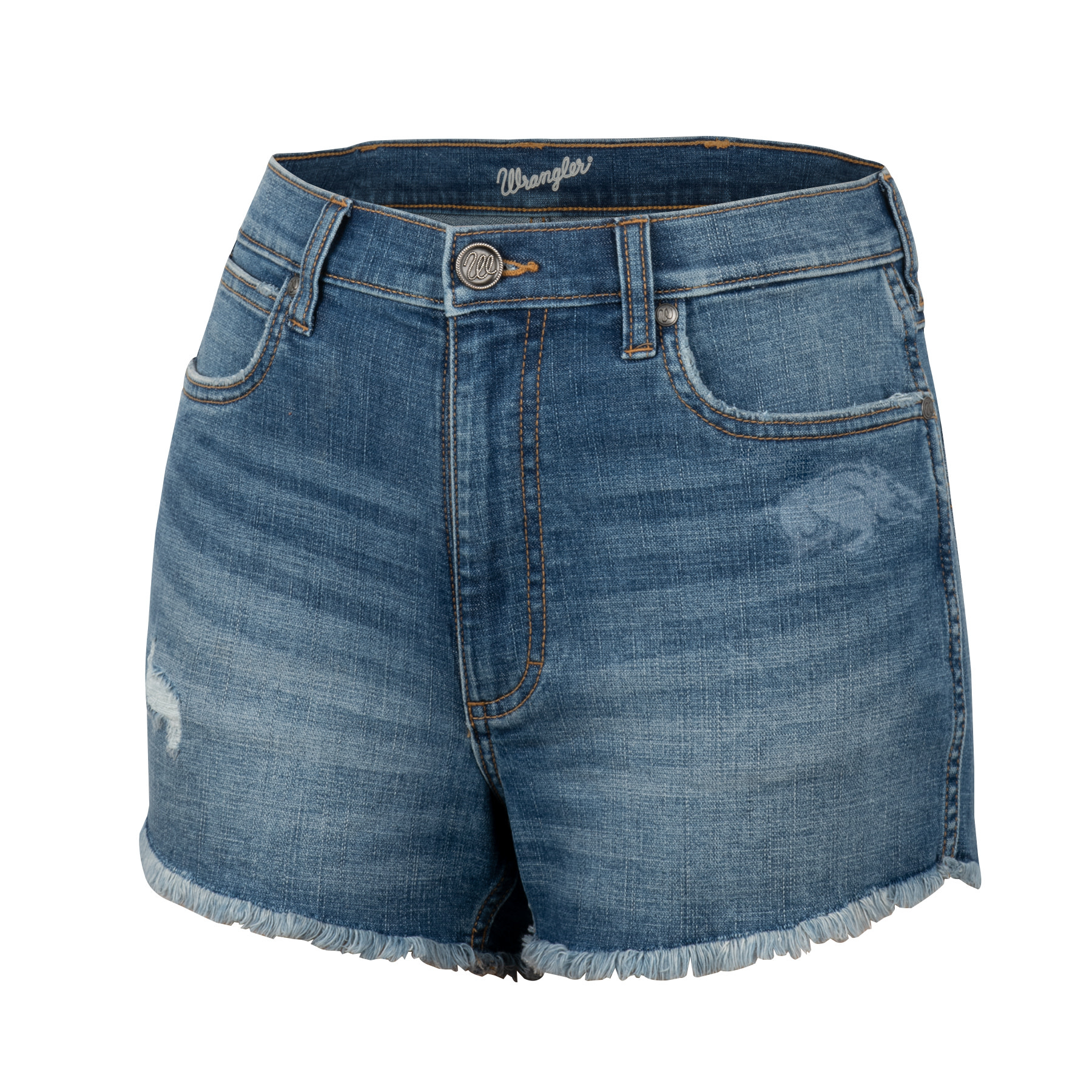 Wrangler Wrangler Womens Retro High Rise Cut Off Short